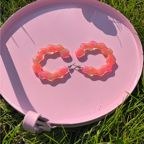 Handmade Y2K Open Hoop Earrings - Picture 10 of 16